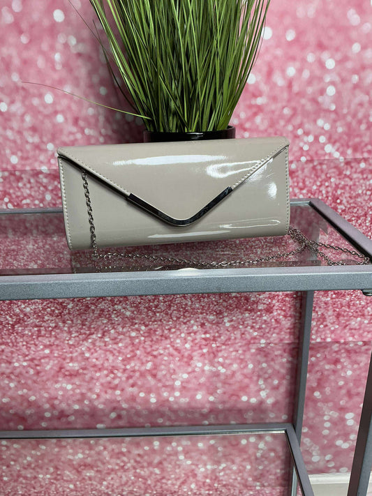 Cream Envelope Clutch