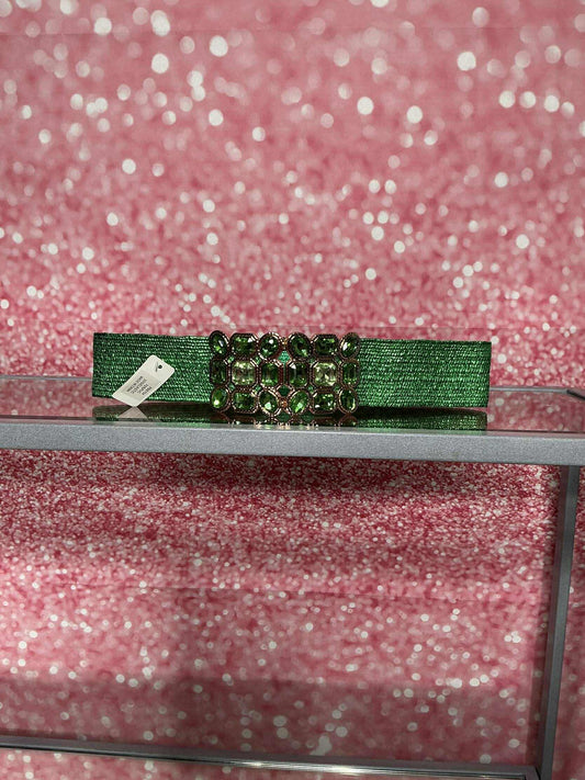 Stretch Belt with Jewel Buckle